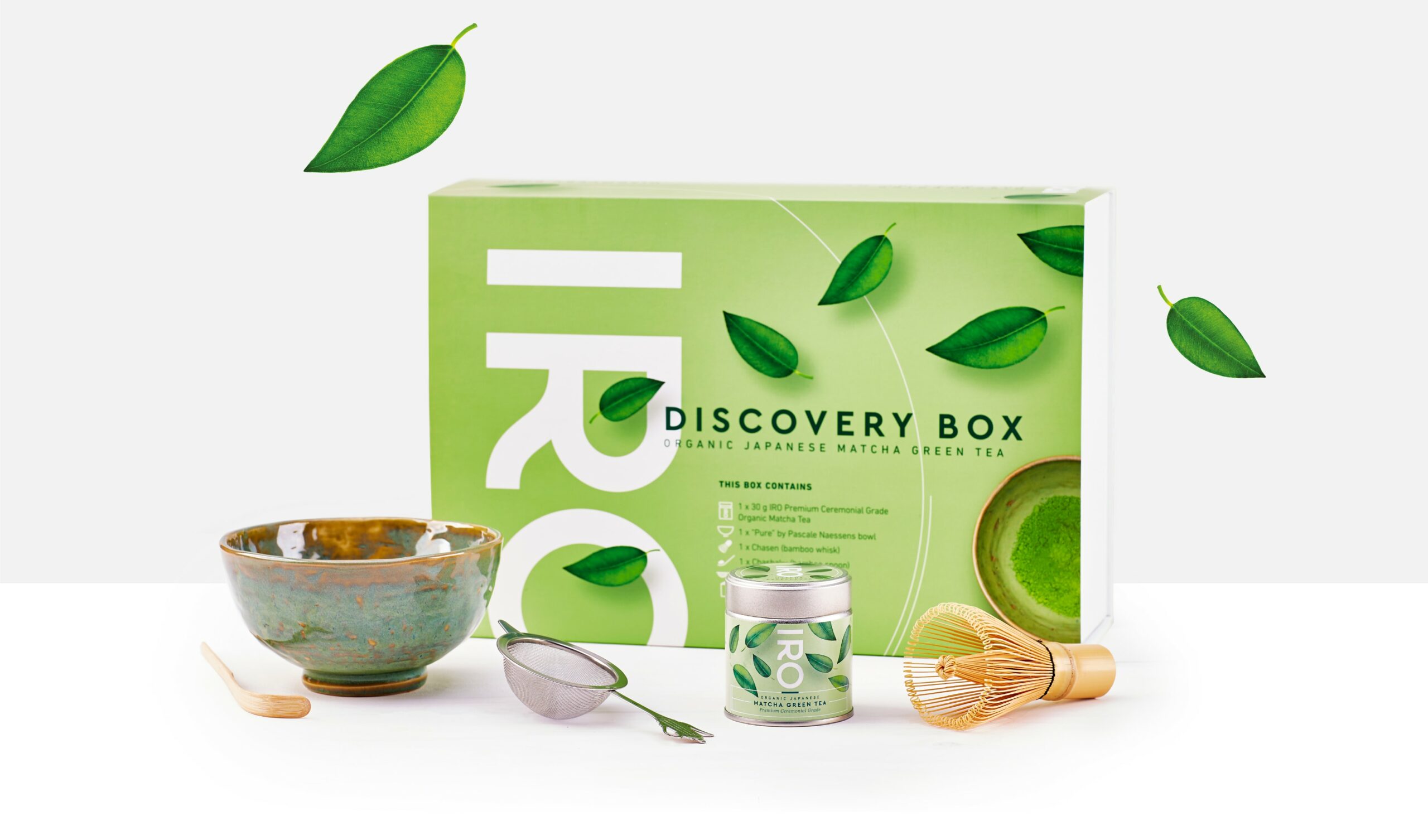 Creation of the IRO discovery box by Atelier Design creative communication agency brussels