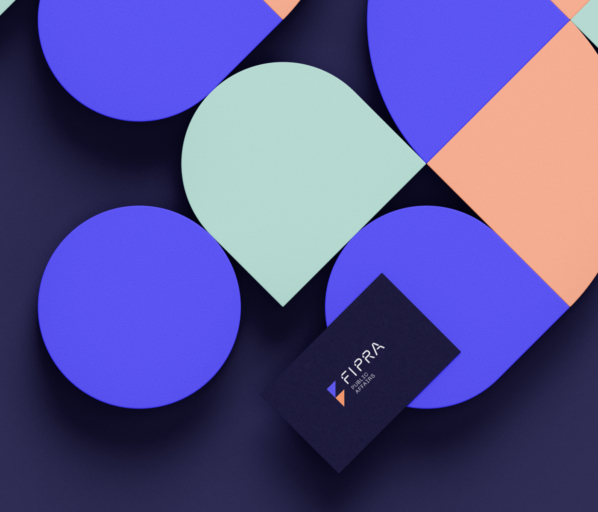 Création du logo pour Fipra par Atelier Design, agence de communication créative sur Bruxelles